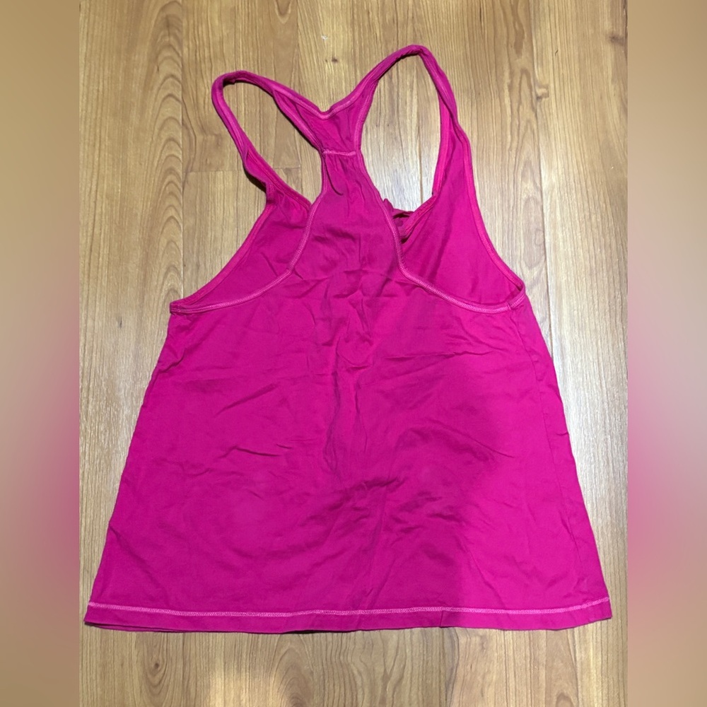 Hollister Hot Pink Ruffle Racerback Tank - Picture 2 of 3